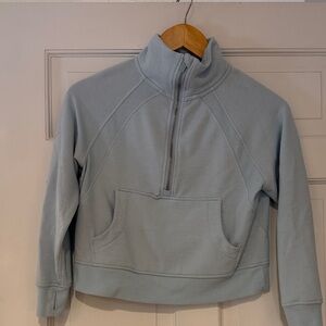 Danskin Kids Light Blue Half-Zip Sweatshirt